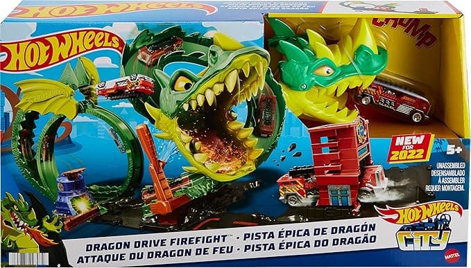 Hot Wheels Ejderha ile Mücadele Pisti, 5 yaş ve üzeri, HDP03