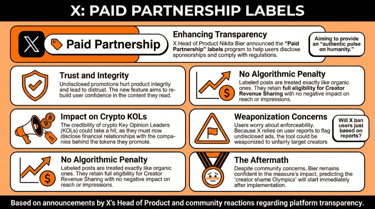 X Ücretli İş Ortaklığı Etiketi ve İçerik Üretici Rehberi