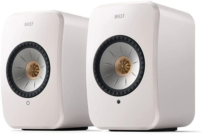 KEF LSX II Wireless Hi-Fi Hoparlör Mineral Saten Beyaz