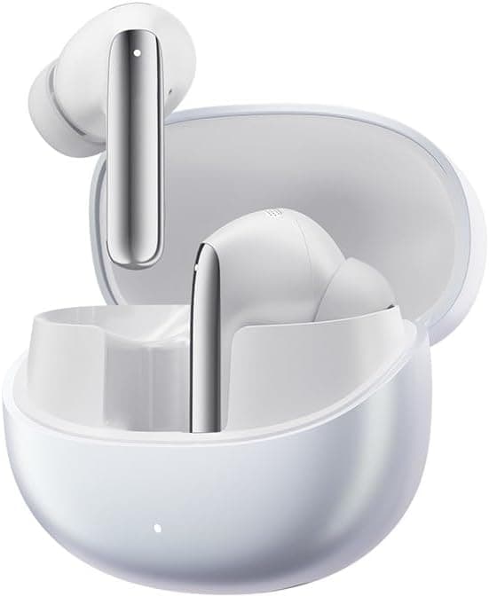 QCY HT08 MeloBuds Pro Hi-Res LDAC Adaptif ANC 6 mikrofon Bluetooth 5.3 Kablosuz Kulaklık Beyaz