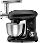 Karaca Multichef Stand Mikser Shiny Black Mutfak Şefi 1900W 5,5 Lt (Kıyma Çekme /Sucuk-Sosis/İçli Köfte Aparatlı)