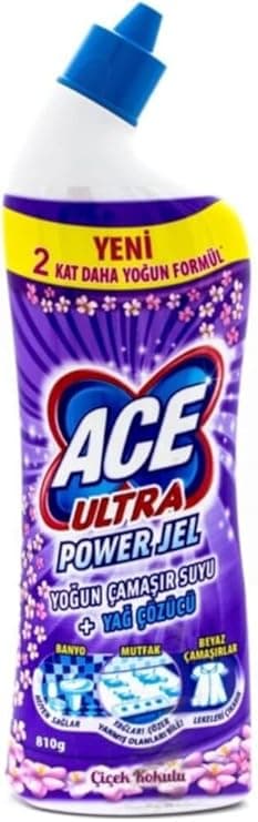 ACE Ultra Okaliptüs Yoğun Çamaşır Suyu + Yağ Çözücü (810 g / 750 mL)