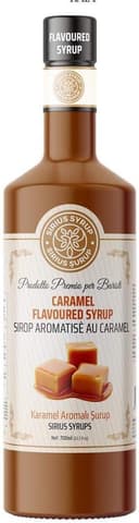 Sirius Premium Karamel Aromalı Şurup 700 ml