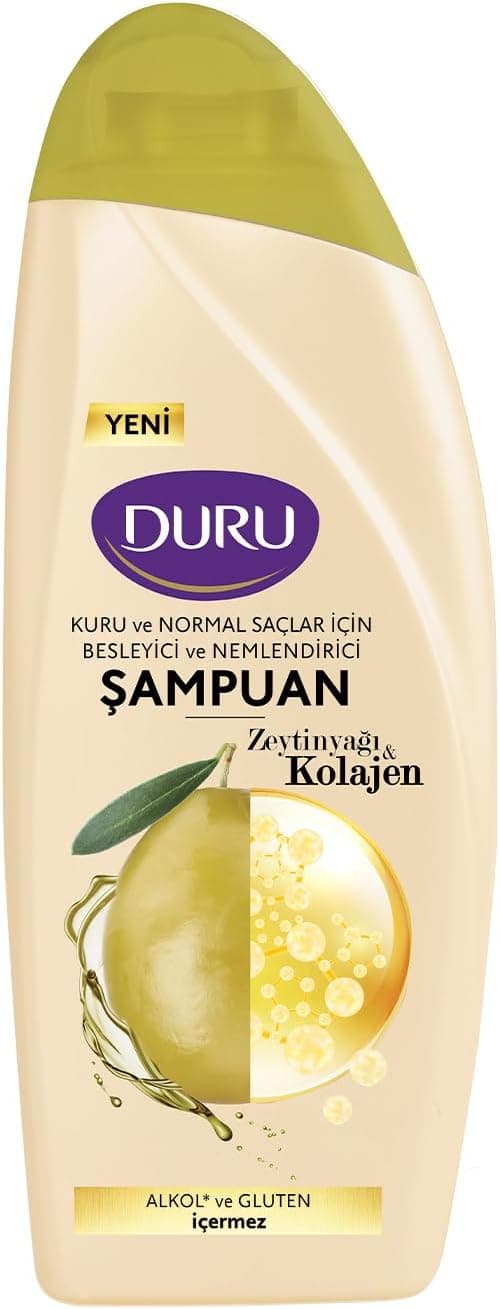 DURU Şampuan Kolajen&Zeytinyağı, 500 Mililitre