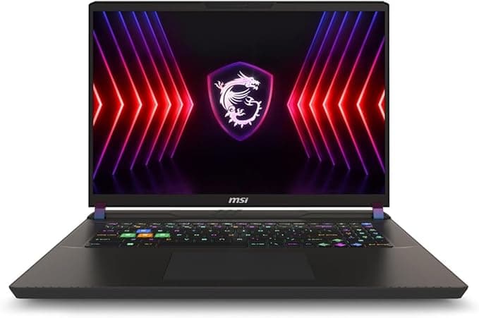 MSI VECTOR 17 HX A14VHG-838XTR Dizüstü Bilgisayar, Core I9-14900HX, 17.0 QHD+ 240Hz, 32GB RAM, RTX4080 GDDR6 12GB, 2TB SSD, DOS