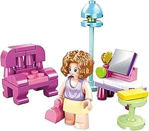 Sluban Girl's Dream Salon Yapım Seti, 56 Parça