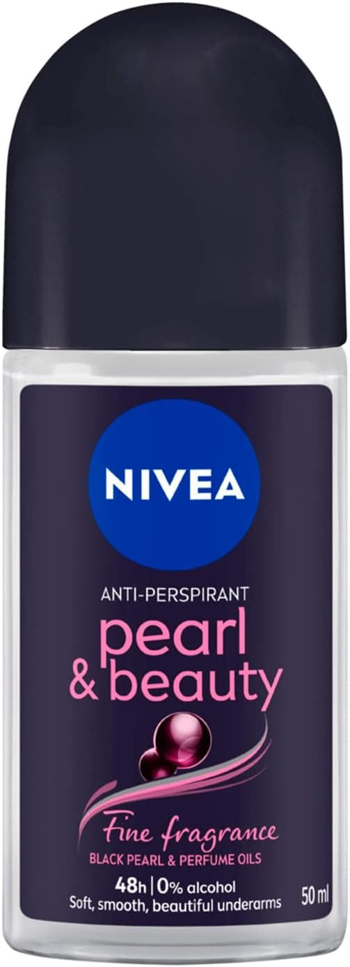 NIVEA Kadın Roll On Deodorant Pearl&Beauty Fine Fragrance,48 Saat Anti-perspirant Koruma 50m