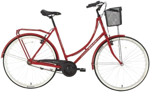 Bisan Bisan Paradıse-23 Kadın Şehir Bisikleti 56Cm V 28 Jant Kırmızı Gri