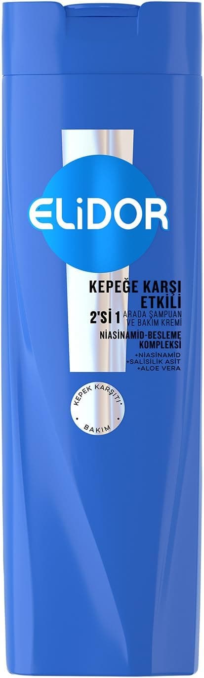 Elidor Şampuan ve Saç Bakım Kremi Kepeğe Karşı Etkili 400 ml