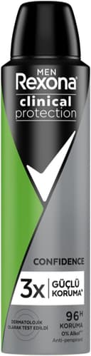 Rexona Men Clinical Protection Erkek Sprey Deodorant Confidence 150 ml