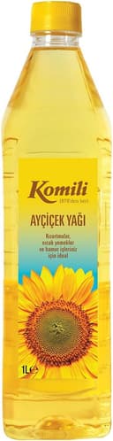 Komili Ayçiçek Yağı Pet Şişe 1 Lt