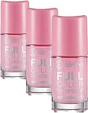 Flormar Yoğun Pigmentli Parlak Oje Full Color Nail Enamel Fc03 Bubble Gum (3 paketi)