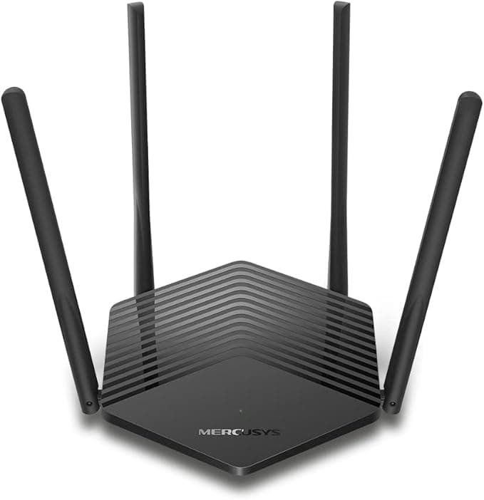 Mercusys MR60X Wi-Fi 6 Router | AX1500 Mbps Hız, Gigabit Port, Fiber Uyumlu, WPA3 Güvenlik, Mobil Uygulama ile Kurulum, VPN Desteği, MU-MIMO & Beamforming, Dual-Band