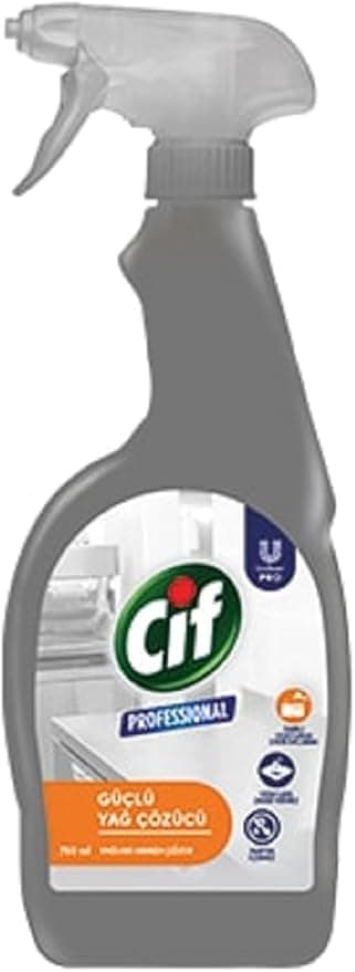 Cif Profesyonel Güçlü Yağ Çözücü Sprey 750 ml
