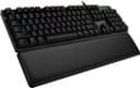 Logitech G G513 Mekanik Kablolu Oyuncu Klavyesi, LIGHTSYNC teknolojisi, Arkadan Aydınlatmalı, Konforlu Hafızalı Köpük, Medya ve Aydınlatma Denetimi, GX Blue Clicky, Türkçe Q Klavye, Siyah