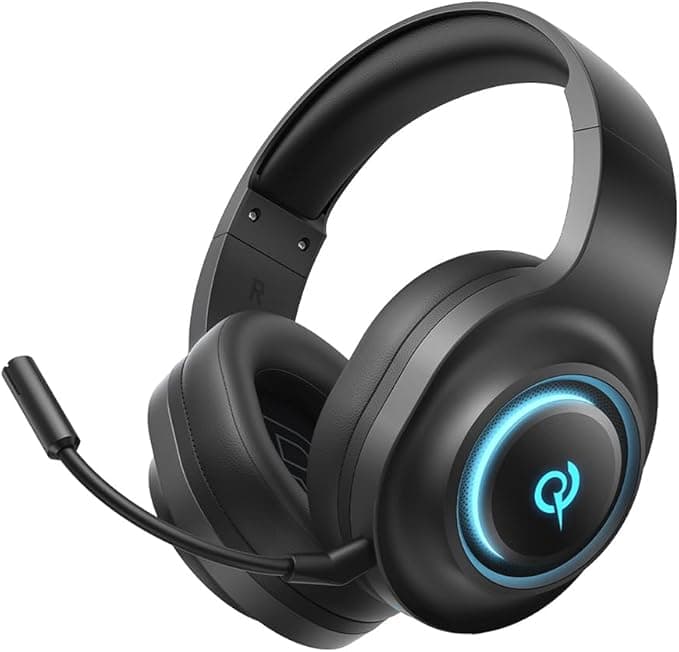 QCY HeroaD V200 RGB 7.1 Kablosuz Gaming Oyuncu Kulaklığı 3 Modlu (BT, 2.4Ghz, Type-C) PC - PS5