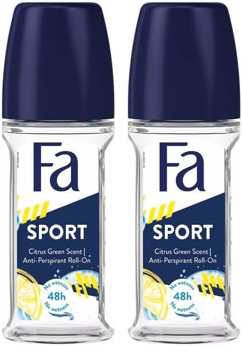 Fa Sport Erkek Roll-On 50 ml Turunçgil Aromalı 1 Adet 2li paket