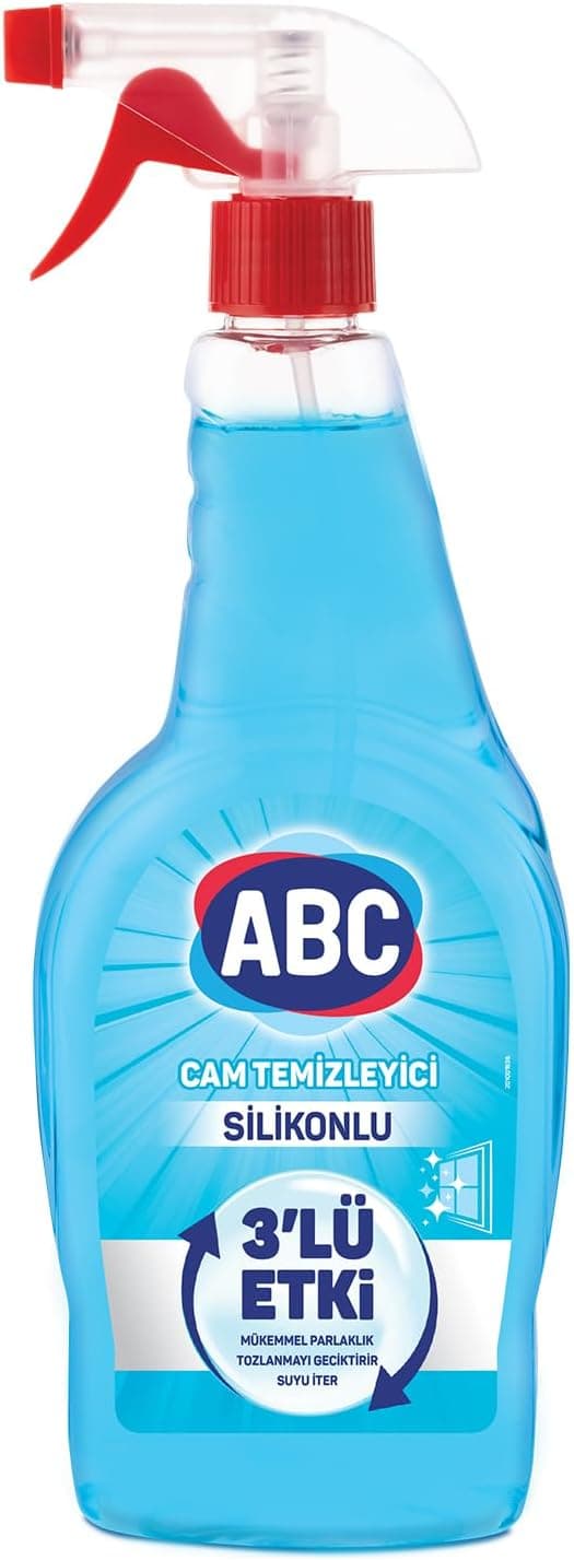 ABC DETERJAN Cam Temizleyici Silikonlu 500 Ml