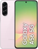 Samsung Galaxy A56 5G, Android Akıllı Telefon, 256GB Depolama, 8GB RAM, Açık Pembe, 6x İşletim Sistemi Yükseltmesi, Büyük Ekran, Uzun Pil Ömrü, 8GB + 256GB