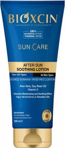 Bioxcin Sun Care Güneş Sonrası Krem Yatıştırıcı Nemlendirici Koruyucu, Aloe Vera Soya Yağı, Vitamin E, 200 ml