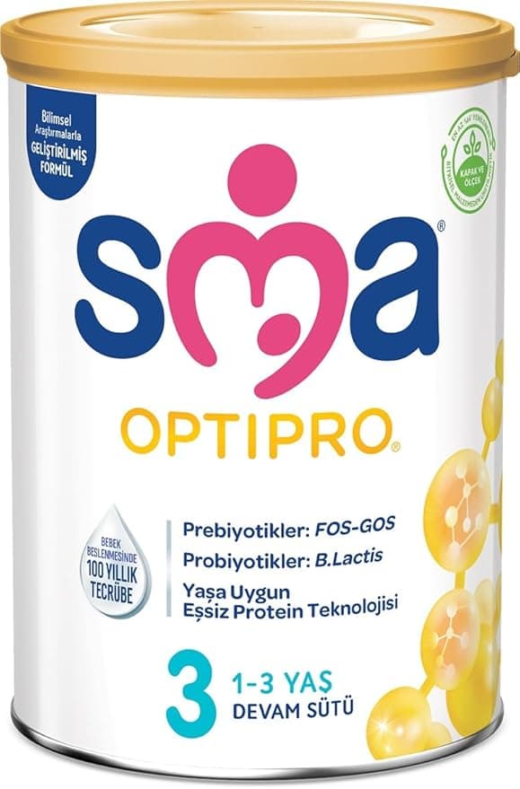 SMA Optipro 3 Devam Sütü (1-3 Yaş, 800 g)