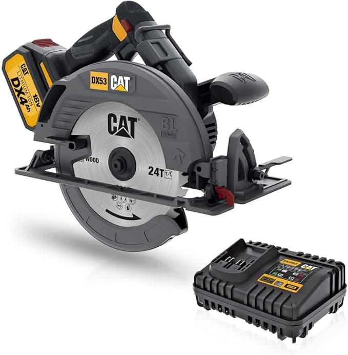 CAT DX53 18Volt 4.0Ah 185mm Kömürsüz Profesyonel Daire Testere