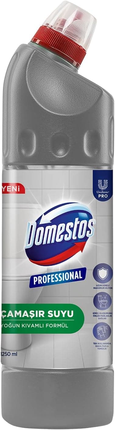 Domestos Profesyonel Çamaşır Suyu Yoğun Kıvamlı Formül 1250 ml