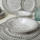 Keramika Deep Moon Brown Assos Yemek Takımı 18 Parça 6 Kişilik 22880-88