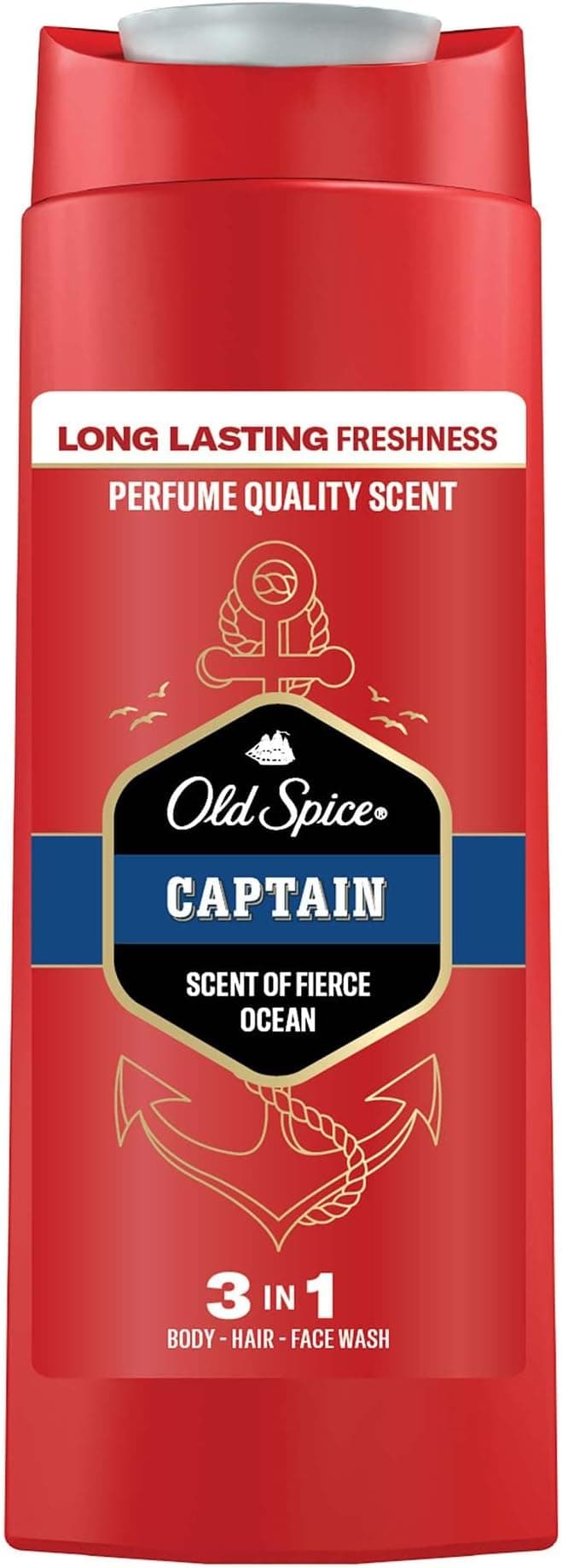 Old Spice Captain Erkek 3’ü 1 Arada Duş Jeli & Şampuan 90 Mililitre