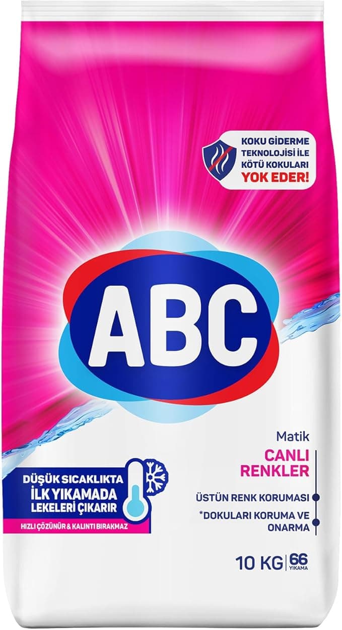 ABC DETERJAN Matik Canlı Renkler 10 Kg