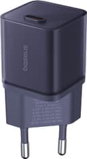 OS-Baseus GaN5S Hızlı Şarj Adaptörü 1C, 30W EU, Mor