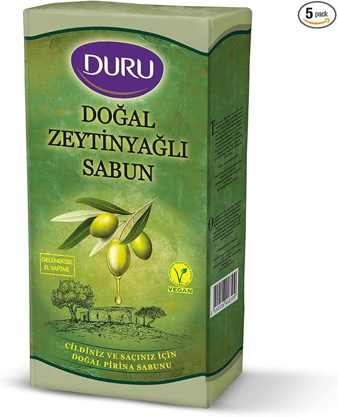 DURU Otantik Pirinalı Sabun, 160Gramx5