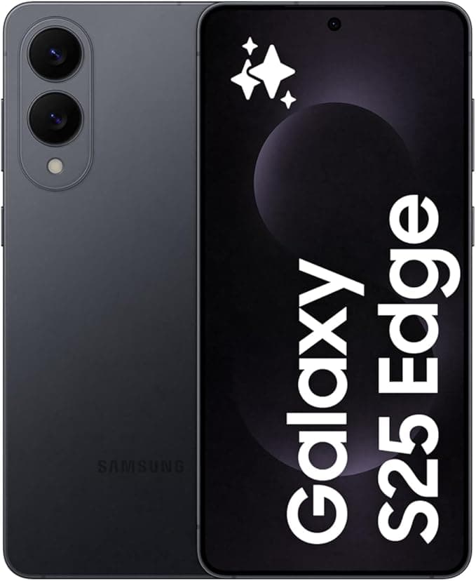 Samsung Galaxy S25 Edge, Yapay Zeka(AI) Telefon, 12GB RAM, 512GB Hafıza, Titanyum Gece Siyahi, Galaxy AI, Android Akıllı Telefon, 200MP Kamera, Uzun Pil Ömrü (Samsung Türkiye Garantili)