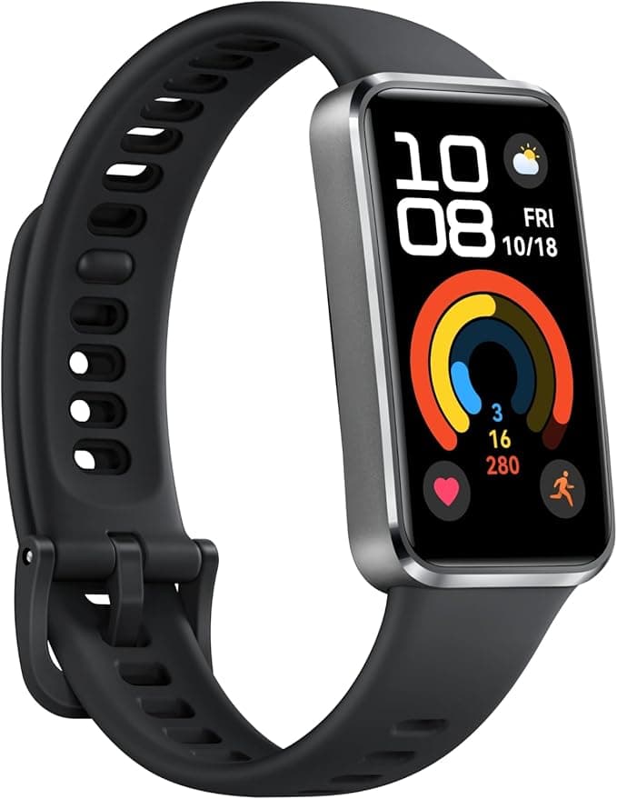 HUAWEI Band 10 Akıllı Saat – Yapay Zeka Destekli Spor Takibi, Profesyonel Düzeyde Uyku Analizi, Uyku Nefes Farkındalığı, 14 Güne Kadar Pil Ömrü, iOS ve Android Uyumlu, Siyah