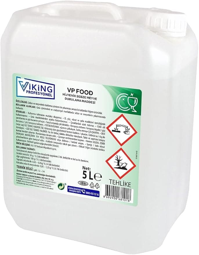 Viking VP Food Hijyenik Meyve Sebze Durulama Maddesi 5 L 1 Adet