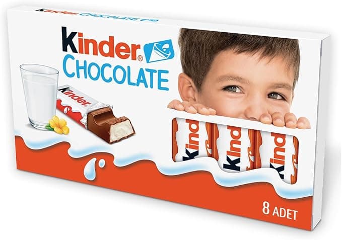 Kinder Çikolata 8'lü 100 Gr