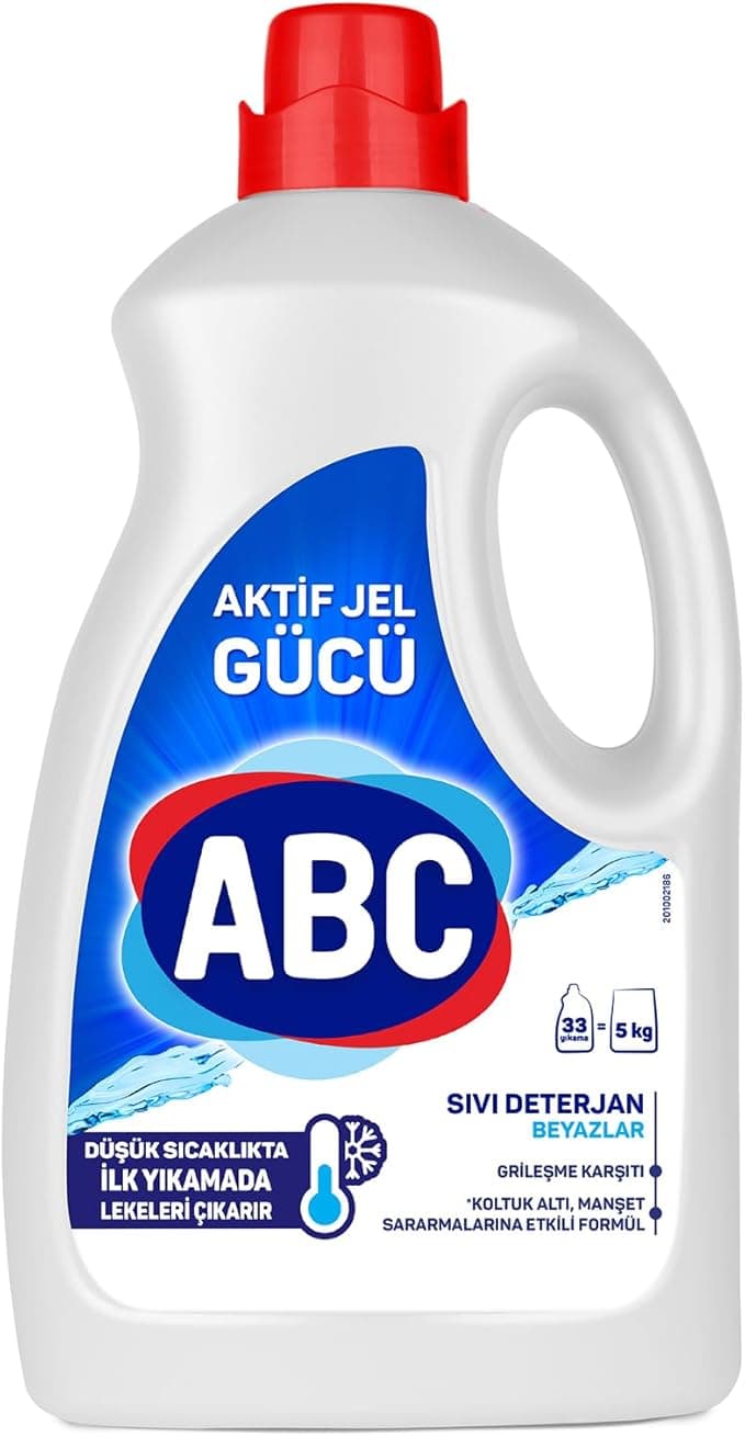 ABC DETERJAN Sıvı Performans Deterjanı Beyazlar 2145 ml