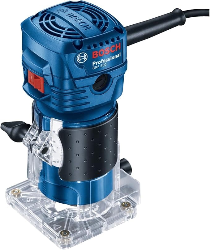 Bosch Professional GKF 550 Freze Makinesi (550 W, 33.000 dev/dak, Penset Çapı: 6 mm)