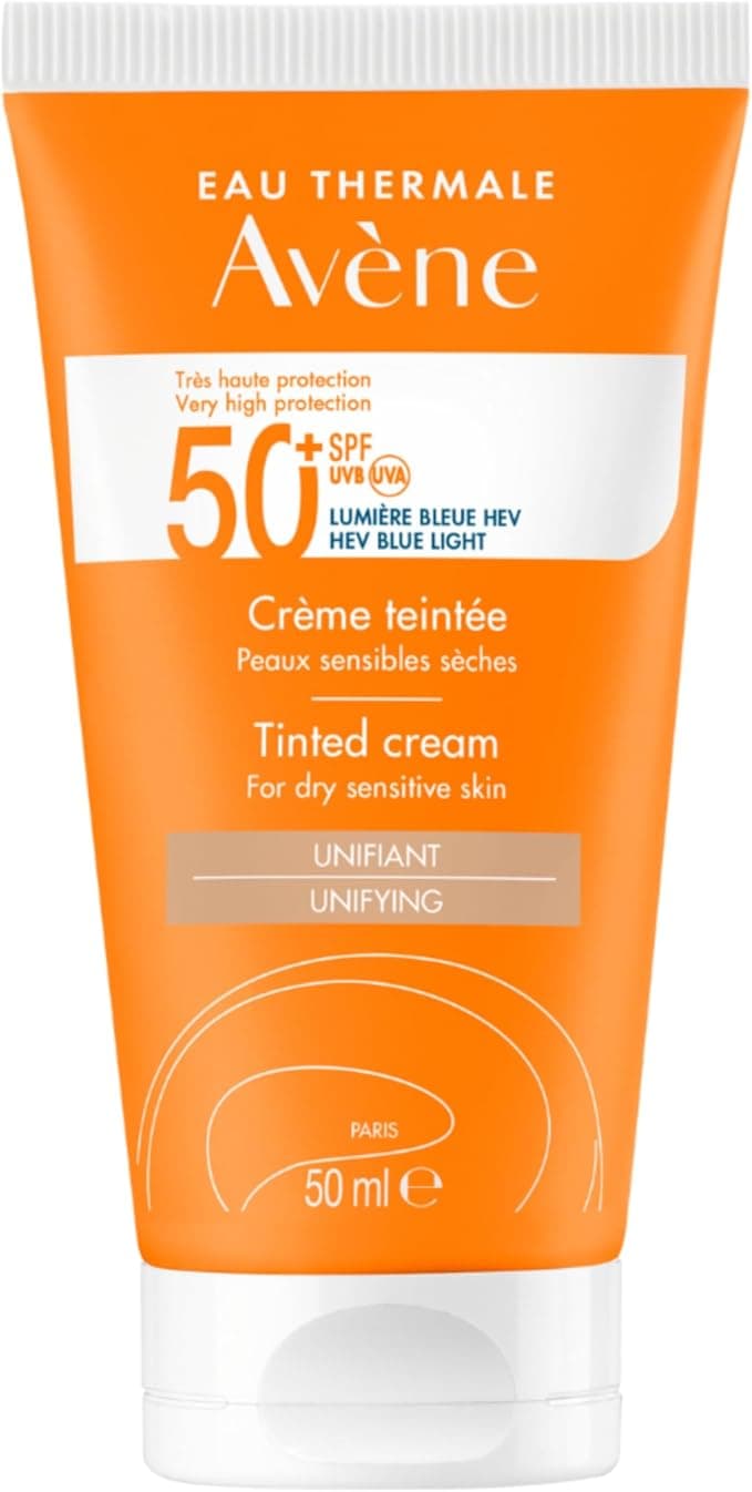 Avene Creme Teintee SPF 50+ Renkli Güneş Koruma Kremi Kuru ve Hassas Ciltler (50 ml)