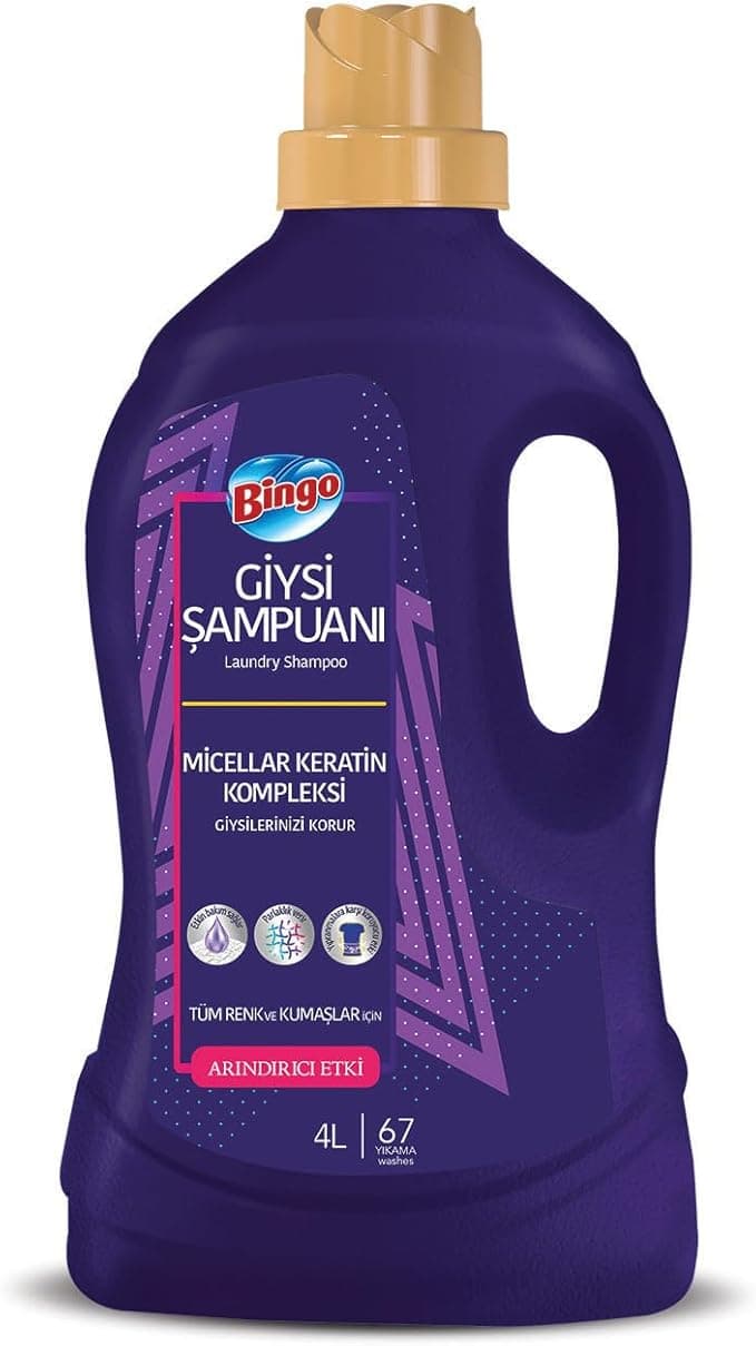 Bingo Giysi Şampuanı Arındırıcı Etki 4 L