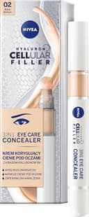 NIVEA Hyaluron Cellular Filler Renkli Göz Bakım Kremi 15 ml, Orta Ton, Göz Altı Kapatıcısı, Nemlendirici