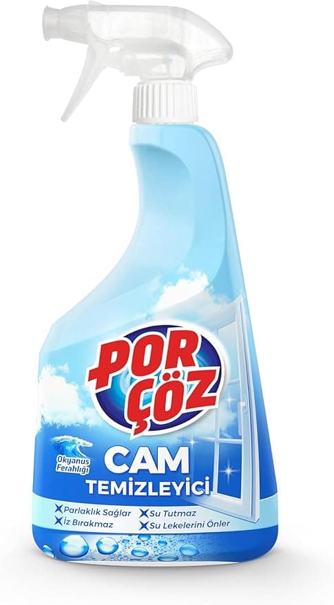 Porçöz PORCOZ CAM TEMIZLEYICI SPREY 500ML