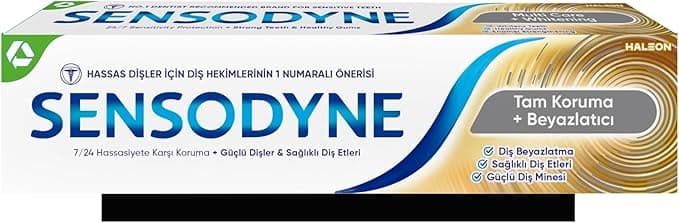 Sensodyne Tam Koruma ve Beyazlatıcı Diş Macunu 50 ml