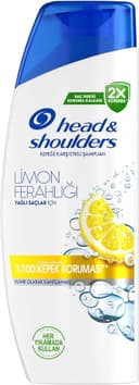 Head & Shoulders Limon Ferahlığı Kepek Karşıtı Yağlı Saçlar İçin Günlük Kullanım 330 ml Şampuan
