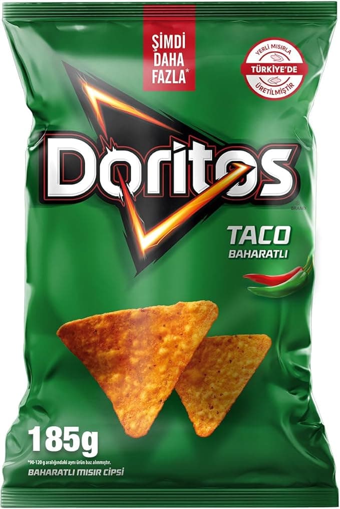 Doritos Taco Baharatlı Mısır Cipsi Parti Boy 185 g