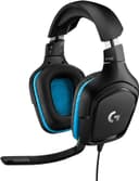 Logitech G G432 Kablolu Oyuncu Kulaklığı, 7.1 Surround Ses, DTS kulaklık: X 2.0, 6mm Mikrofon, Windows, Mac, Nintendo Switch, PS4, Xbox One, Tablet ve Mobil Cihazlarla Uyumluluk, Siyah