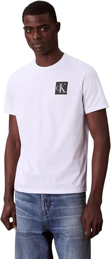 Calvin Klein SS GRADIENT MONOGRAM EU LOGO CLA Tişört Erkek