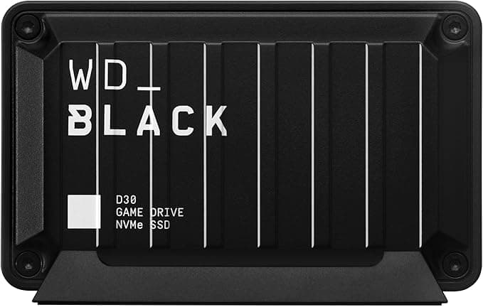 WD_Black WDBAMF0010BBW-WESN Siyah 1TB D30 Game Drive SSD, Xbox için, Siyah