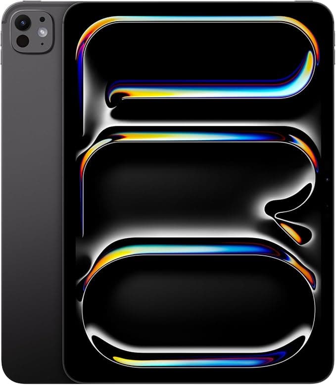 Apple iPad Pro 11 inç, M4 çip ile: Ultra Retina XDR Ekran, 1 TB, 12 MP Ön/Arka Kamera, LiDAR Tarayıcısı, Wi-Fi 6E, Face ID, Tüm Gün Süren Pil Ömrü — Uzay Siyahı