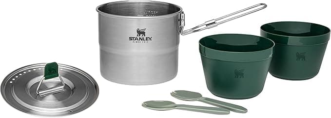 Stanley Cook Set Pişirme ve Yemek Seti, Paslanmaz Çelik, 4 Litre